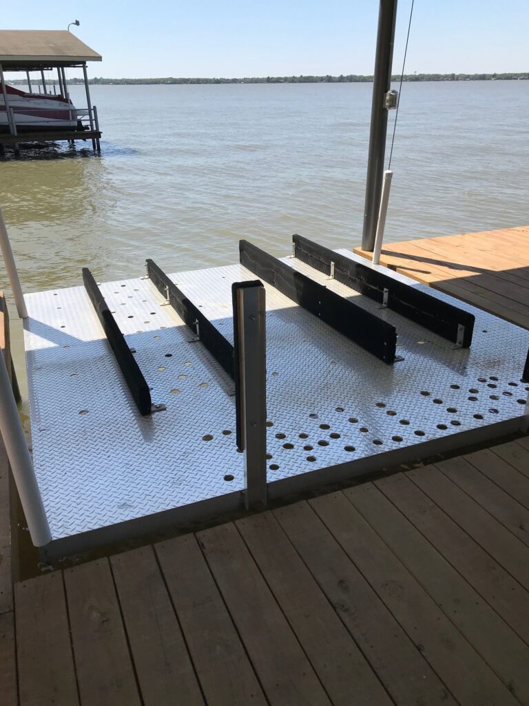 materials for a dock construction